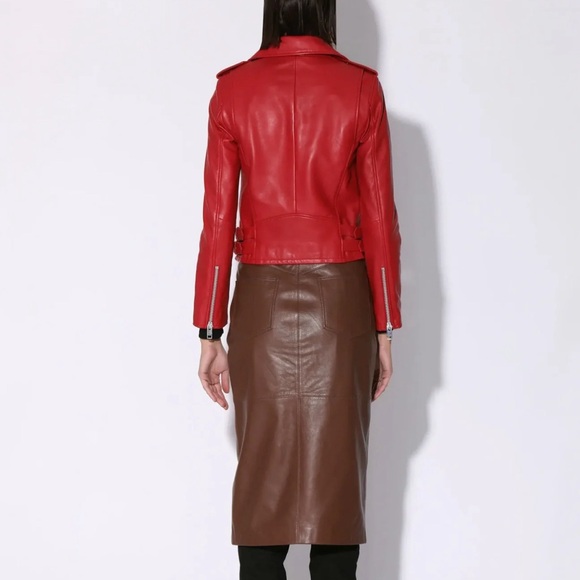 Spring Jacket
Liz Jacket,  Red - Leather by Walter Baker Brand NEW - Picture 16 of 16